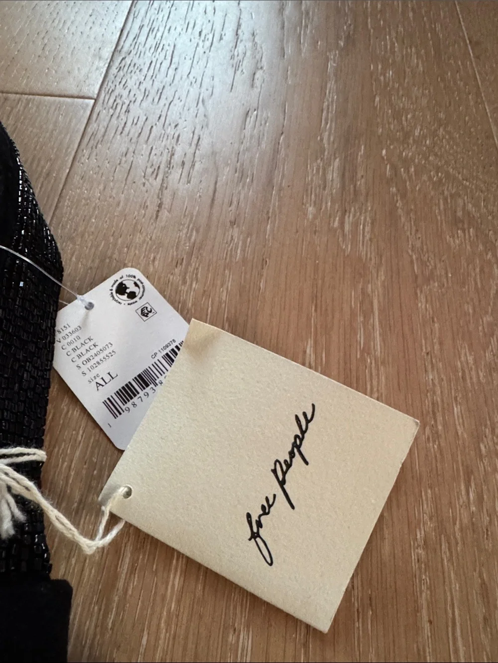 NWT free people Valentina Velvet Pouch
